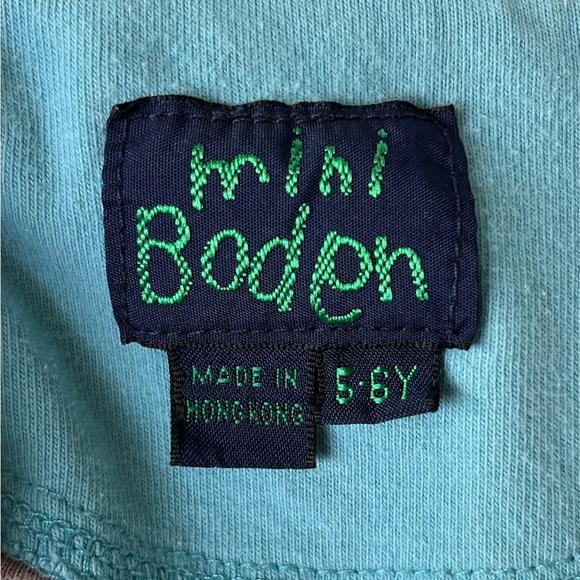 •Mini Boden• Striped Terry Cloth Hooded Swim Coverup - Size 5-6 - Picture 2 of 9